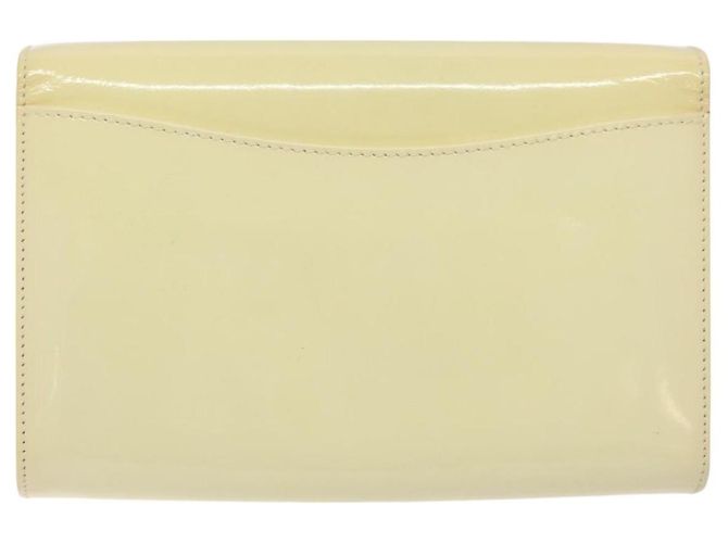 BALLY Borsa a Spalla con Catena in Pelle Verniciata Giallo Oro Auth ti3256 D'oro - vista 2