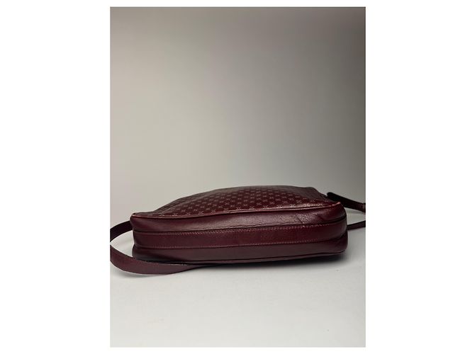 Céline Vintage Celine Triomphe Monogramm Leder Tasche lila - Ansicht 10