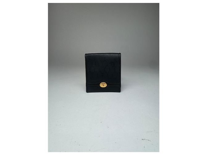 Portafoglio in pelle vintage Dior nero - vista 13