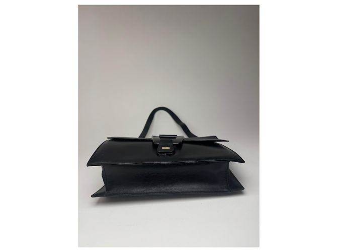 Vintage Gucci Ledertasche schwarz - Ansicht 11