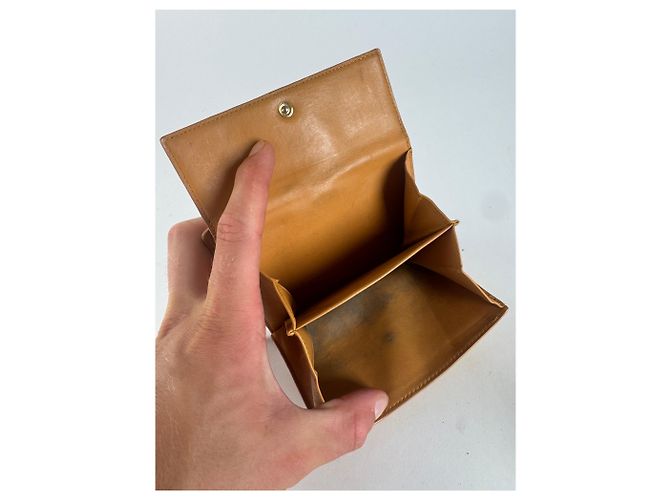 Vintage Loewe Leather wallet yellow - view 3