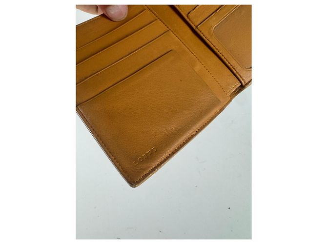 Vintage Loewe Leather wallet yellow - view 5