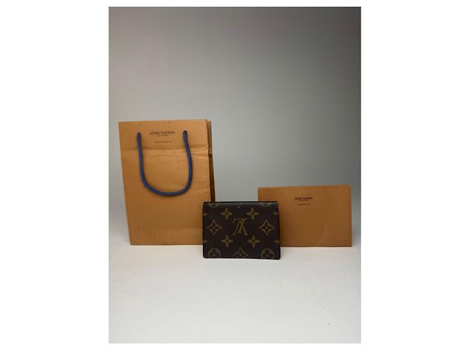 Vintage Louis Vuitton Kartenhalter Monogram Braun - Ansicht 12