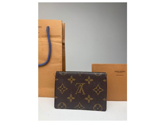 Vintage Louis Vuitton Kartenhalter Monogram Braun - Ansicht 2
