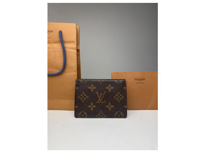 Vintage Louis Vuitton Kartenhalter Monogram Braun - Ansicht 3