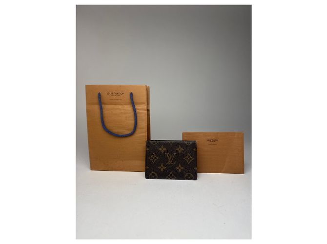 Vintage Louis Vuitton Kartenhalter Monogram Braun - Ansicht 7