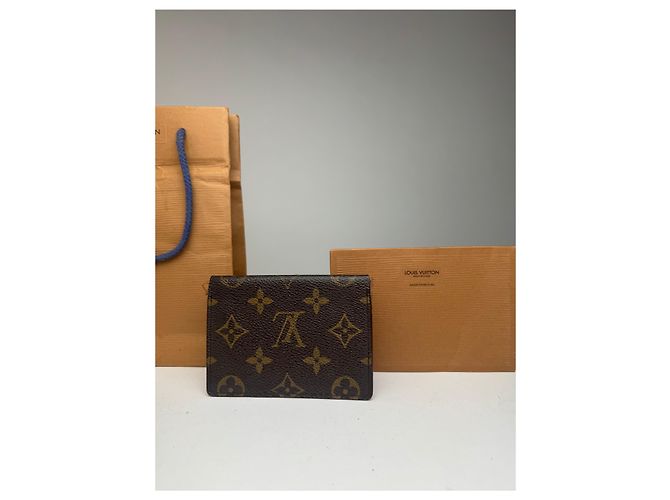 Vintage Louis Vuitton Kartenhalter Monogram Braun - Ansicht 9