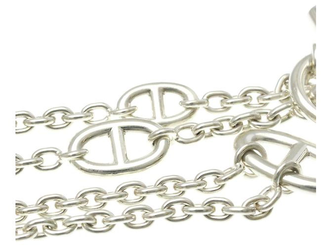 Chaîne d'ancre Hermès Collana Pendente Chaine D'ancre Hermes Argento - vista 7