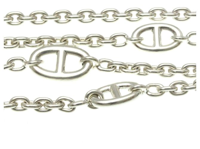 Chaîne d'ancre Hermès Collana Pendente Chaine D'ancre Hermes Argento - vista 8
