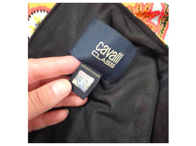 Roberto Cavalli Cavalli Class Sommerkleid mit Muster Mehrfarben - Ansicht 3