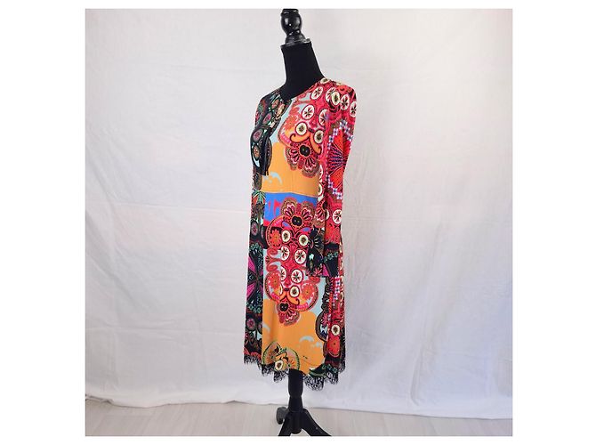 Roberto Cavalli Cavalli Class Sommerkleid mit Muster Mehrfarben - Ansicht 7