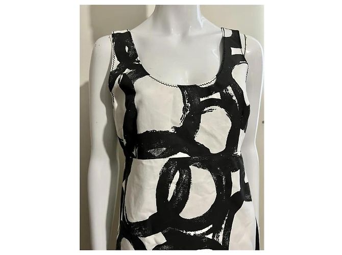 Vera Wang Abito nero e bianco della linea Lavender - vista 5