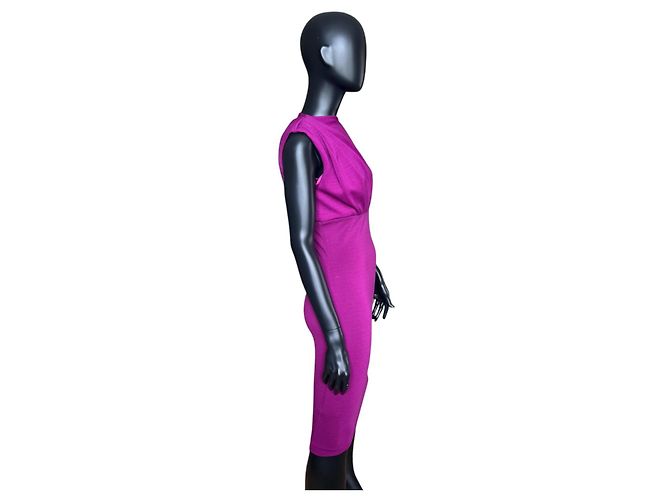 Abito Ted Baker viola in viscosa e nylon Porpora - vista 2