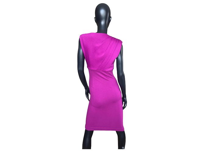 Abito Ted Baker viola in viscosa e nylon Porpora - vista 3
