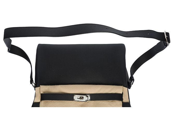 Hermès Borsa HERMES Kelly in Pelle Nera - 102770 Nero - vista 10