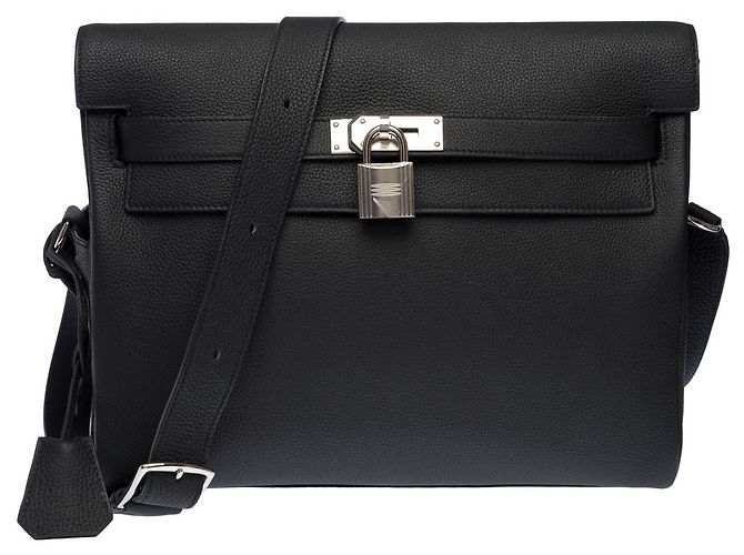 Hermès Borsa HERMES Kelly in Pelle Nera - 102770 Nero - vista 3