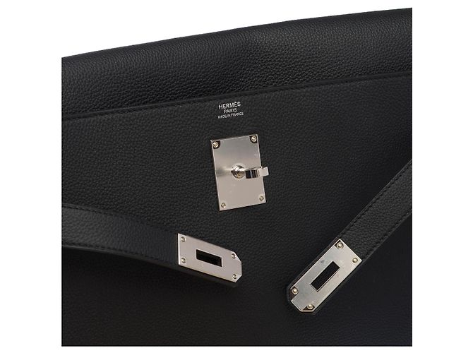 Hermès Borsa HERMES Kelly in Pelle Nera - 102770 Nero - vista 7