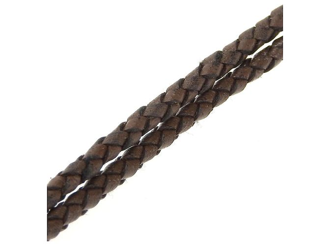 Collar de Péndulo de Cuero Gucci AG925 Plata - vista 4
