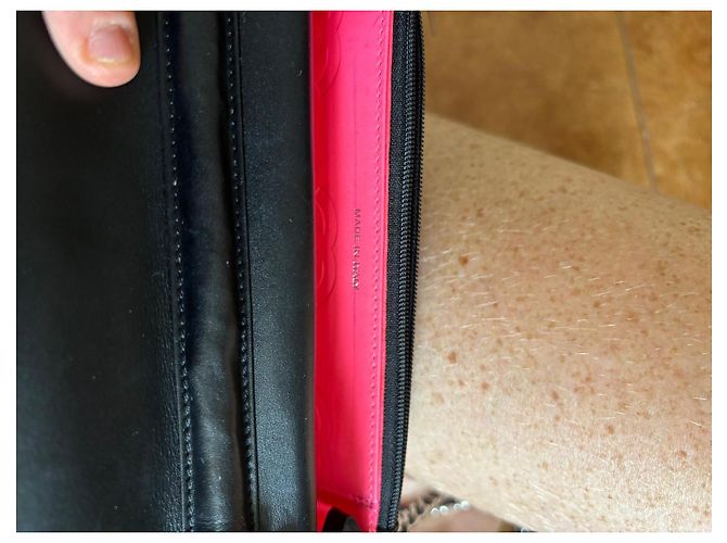 Chanel Wallet on Chain in pelle di agnello nera Nero - vista 12