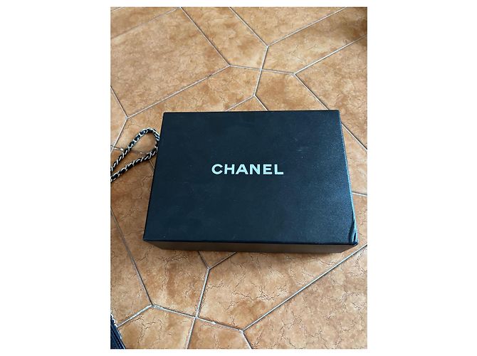 Chanel Wallet on Chain in pelle di agnello nera Nero - vista 16