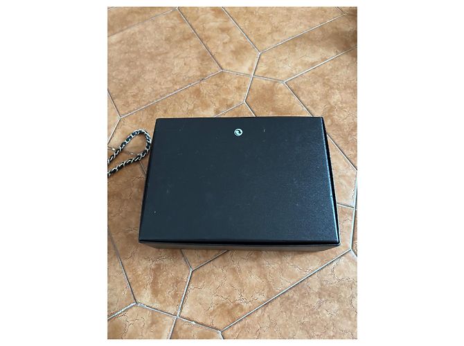 Chanel Wallet on Chain in pelle di agnello nera Nero - vista 17