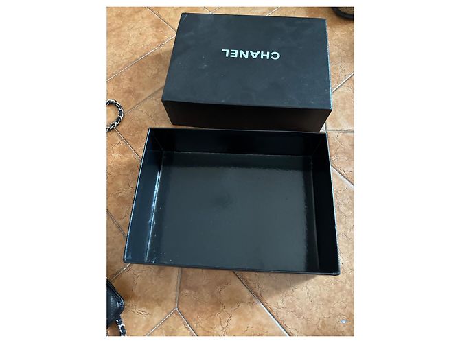 Chanel Wallet on Chain in pelle di agnello nera Nero - vista 18