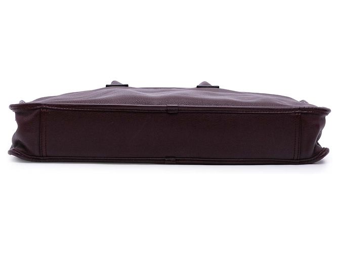 LOEWE Maletín Toledo de cuero rojo con anagrama - vista 3