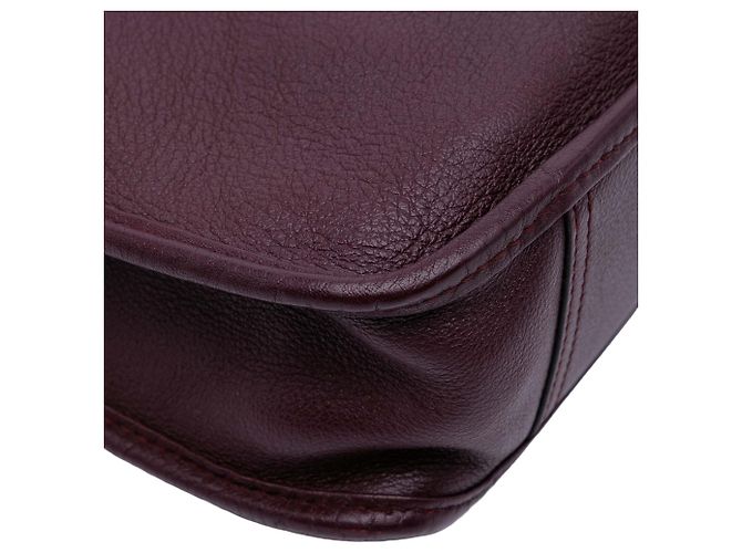 LOEWE Maletín Toledo de cuero rojo con anagrama - vista 8