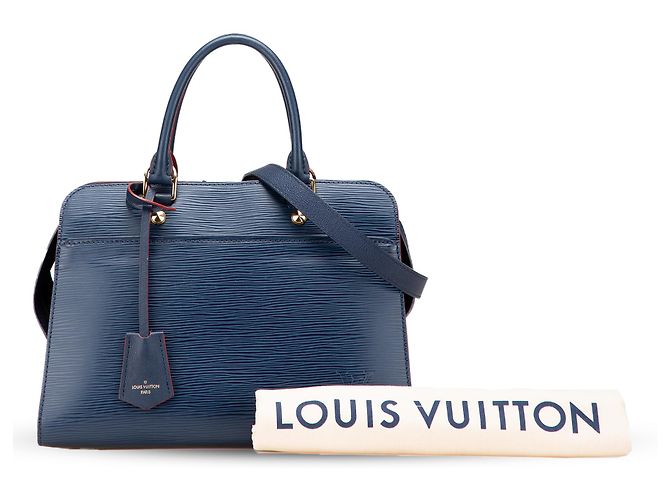 Louis Vuitton Blu Epi Vaneau MM - vista 12