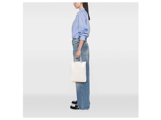 Fendi Braune Zucchino Canvas Tasche Beige - Ansicht 10