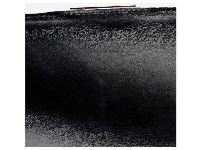 Off White Off-White Leder Diag Binder Clip Geldbörse mit Kette Schwarz - Ansicht 10