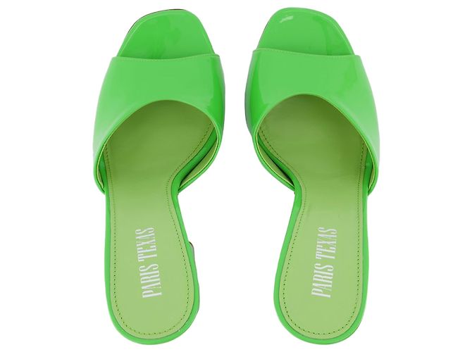 Holly Anja Mules - Paris Texas - Kiwi - Leather - view 4