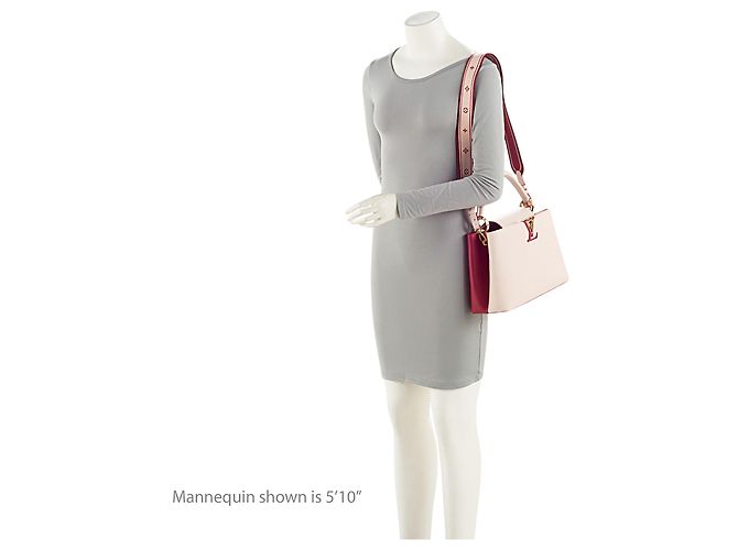 Bolso Capucines PM en Taurillon Louis Vuitton Rosa - vista 5