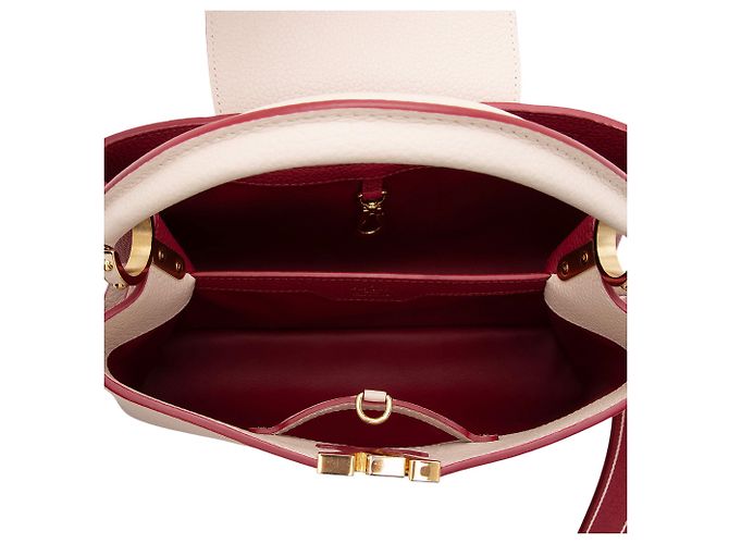 Bolso Capucines PM en Taurillon Louis Vuitton Rosa - vista 6