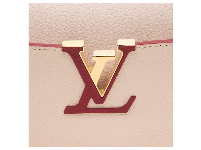Bolso Capucines PM en Taurillon Louis Vuitton Rosa - vista 8