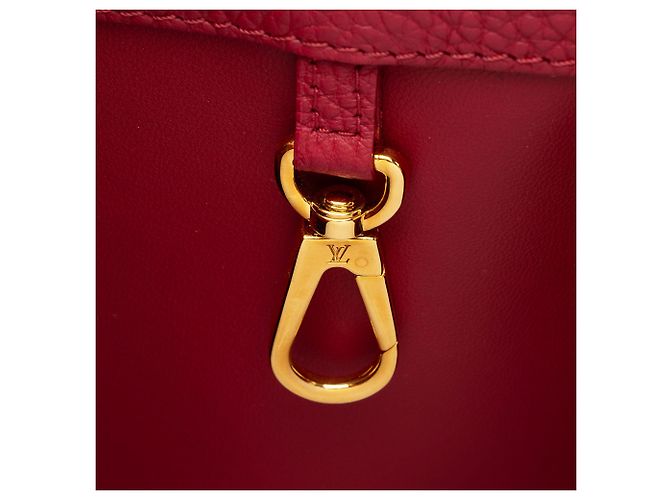 Bolso Capucines PM en Taurillon Louis Vuitton Rosa - vista 9