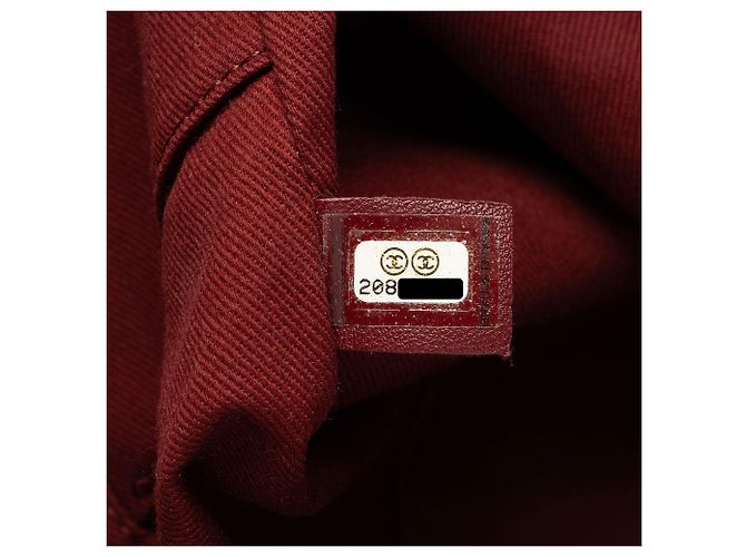 Gabrielle Chanel Canvas Deauville Medium Tote Rot - Ansicht 6