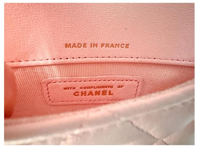 Borsa extra mini di Chanel Rosa - vista 9