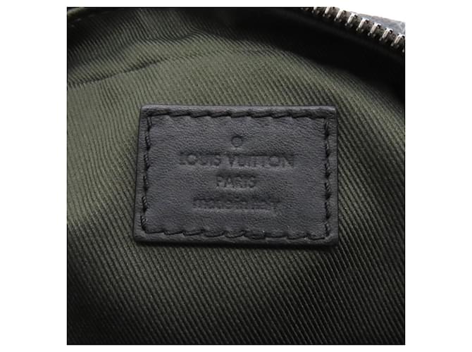 Louis Vuitton Monogram Eclipse Vivienne Danube PM Shoulder Bag Black Green Khaki - view 17
