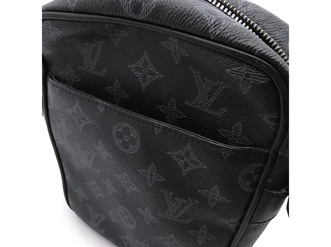 Louis Vuitton Monogram Eclipse Vivienne Danube PM Shoulder Bag Black Green Khaki - view 7