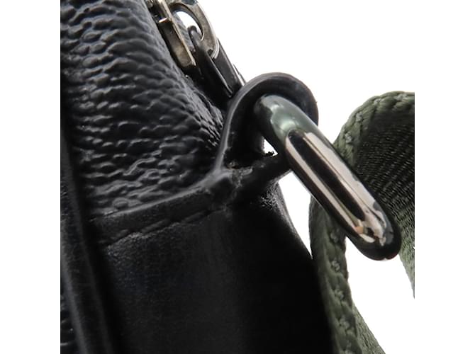Louis Vuitton Monogram Eclipse Vivienne Danube PM Shoulder Bag Black Green Khaki - view 8