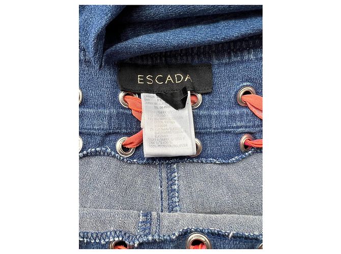 Jeans Escada in denim blu - vista 4