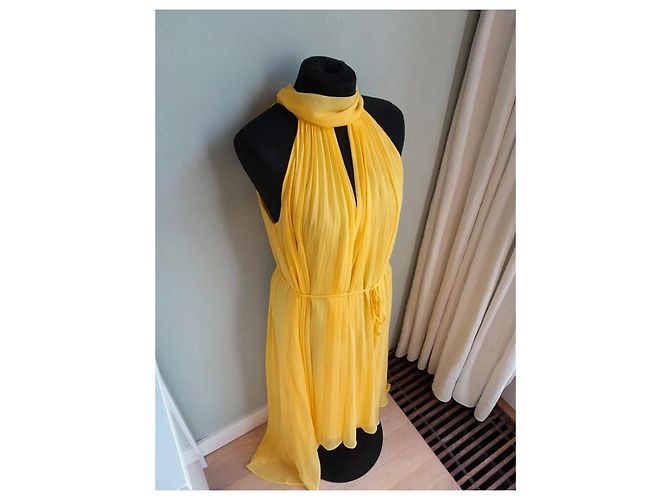 Vestido Ted Baker Amarillo - vista 2