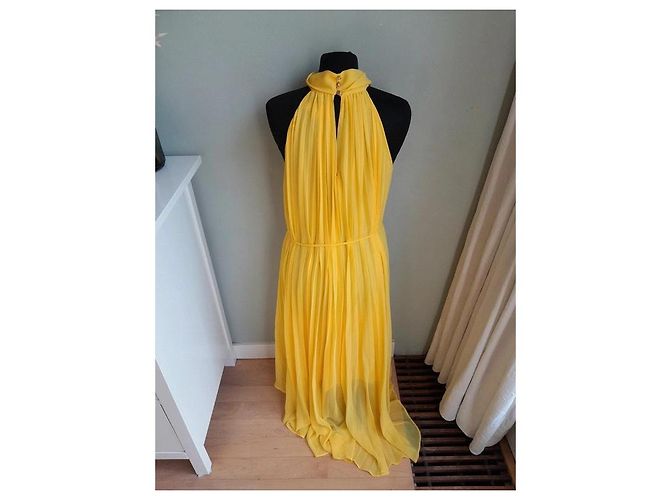 Vestido Ted Baker Amarillo - vista 4