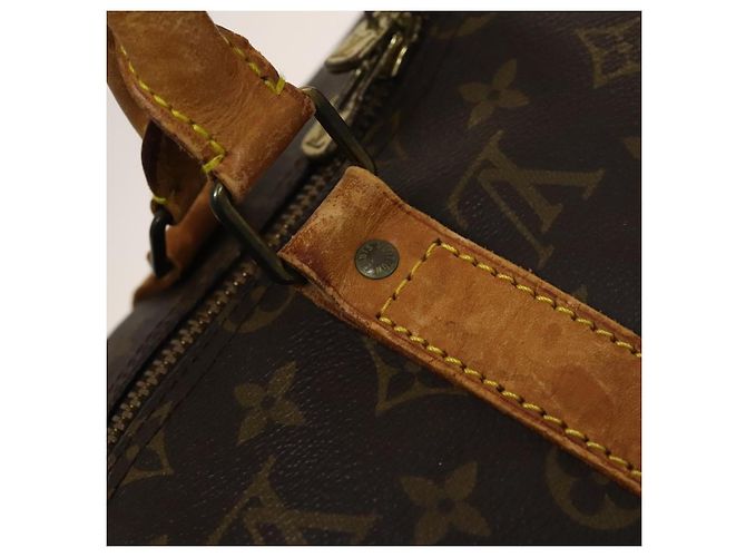 LOUIS VUITTON Monogram Keepall Bandouliere 50 Sac Boston M41416 LV Auth 128979 Monogramme - vue 17