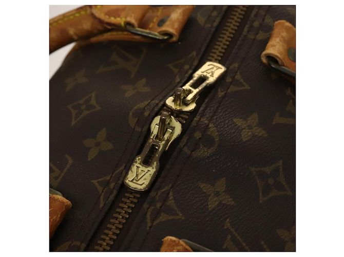 LOUIS VUITTON Monogram Keepall Bandouliere 50 Sac Boston M41416 LV Auth 128979 Monogramme - vue 18