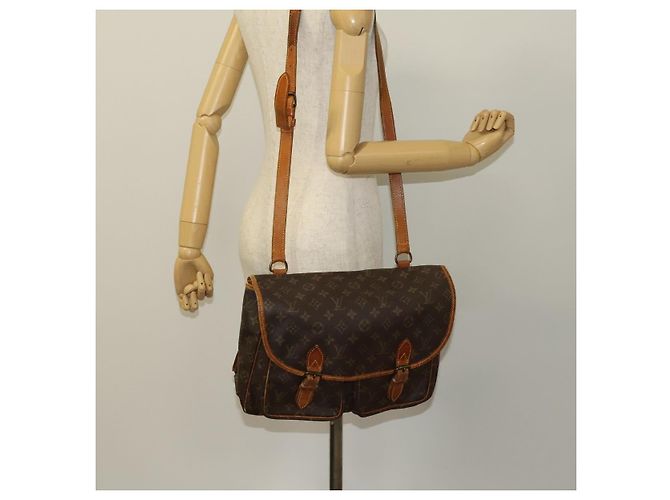 LOUIS VUITTON Monogram Gibeciere GM Borsa a Spalla M42246 LV Auth bs27042 Monogramma - vista 21