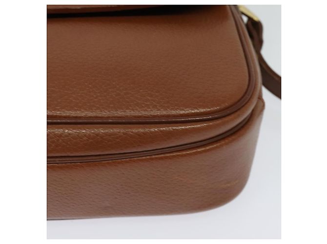 Autre Marque Borsa a Spalla Burberrys in Pelle Marrone Oro Auth BA3605 D'oro - vista 14