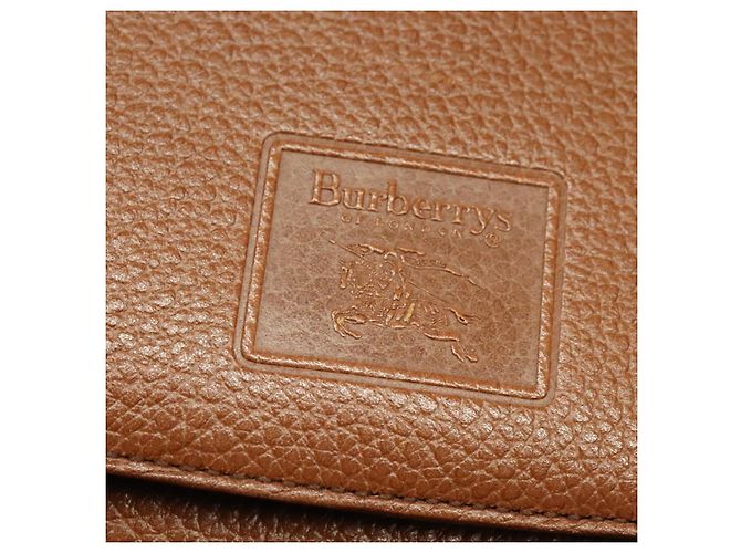 Autre Marque Borsa a Spalla Burberrys in Pelle Marrone Oro Auth BA3605 D'oro - vista 17