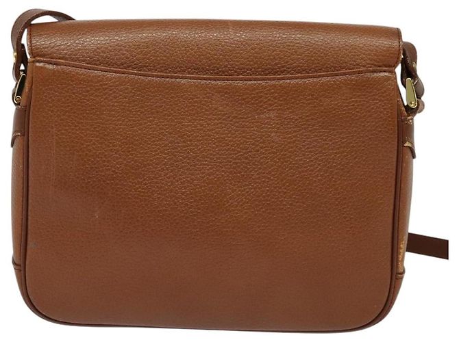 Autre Marque Borsa a Spalla Burberrys in Pelle Marrone Oro Auth BA3605 D'oro - vista 2